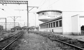 "Nastawnia ma stacji Wrocław Główny", 1983 (2). Fot. J. Szeliga....